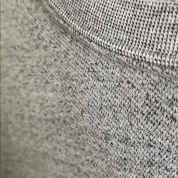 Grey melange fleece crewneck - Jerico - Picture 4 of 4